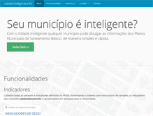 Tablet Screenshot of cidadeinteligente.info